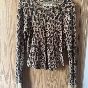 We the Free Leopard Print Thermal